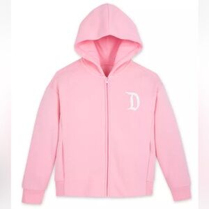 Disneyland Logo Zip Hoodie for Girls - Pink